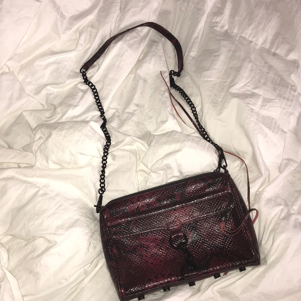 Rebecca Minkoff Mac Crossbody Snake Print large